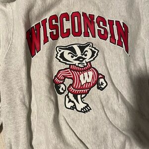 Wisconsin Badgers Gray Sweatshirt M